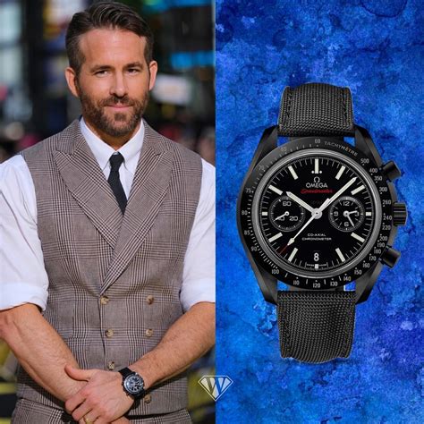 omega speedmaster ryan reynolds|Ryan Reynolds moon watch.